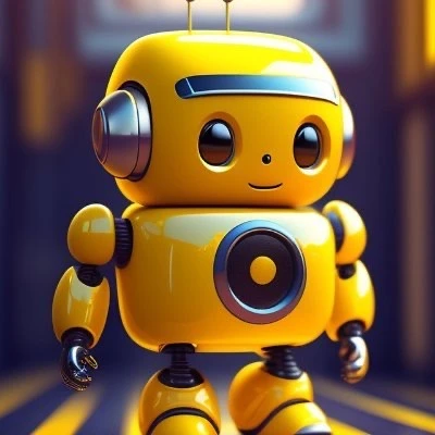 Before: the original yellow robot